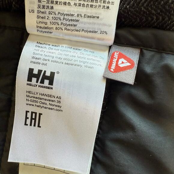 Helly Hansen Women's XL Astra Insulated Jacket Gray Quilted Sustainable - Picture 6 of 10